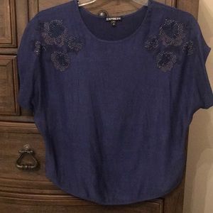 Express silk ladies top